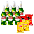 Imagem da oferta Kit Jogo 4 - Salgadinho Doritos Batata Lays + Cerveja Stella Artois