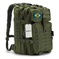 Imagem da oferta Modus Mochila Militar Assalt Tática Masculina Feminina Grande 50lt Cor Verde musgo Desenho do tecido Liso