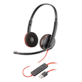 Imagem da oferta Headset Poly Blackwire C3220 Driver 28mm USB Stereo Preto - 80S02A6