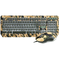 Imagem da oferta Kit Teclado e Mouse Gamer Multilaser Warrior Kyler LED Branco - TC249