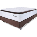 Imagem da oferta Cama Box King Colchão Molas Ensacadas com Pillow Top Extra Conforto 193x203x72cm - Premium Sleep - BF Colchões