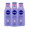 Imagem da oferta Kit Nivea Loção Hidratante Soft Milk Hidratação Profunda 200ml - 3 Unidades