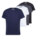 Imagem da oferta Kit Camiseta Masculina Basica Algodão 4 Unidades Premium Fit
