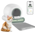 Imagem da oferta Caixa de Areia Inteligente para Gatos – Autolimpeza Automática e Espaço Amplo