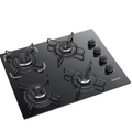 Imagem da oferta Cooktop 4 Bocas Itatiaia Essencial com Mesa de Vidro Temperado e Acendimento Automático Preto Bivolt