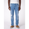 Imagem da oferta Calça Slim Jeans TNG Com Puídos Tam 46