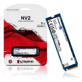 Imagem da oferta Ssd M.2 Nvme Pcie Gen 4.0 Interno Kingston Nv2 1tb M.2 2280 Snv2s/1000g Velocidade De Leitura Até 3500mb/s E Gravação