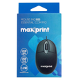 Imagem da oferta Maxprint Mouse MO1000 Essential com Fio Design Ergonômico 1200 DPI Preto Conexão USB para Computador e Notebook