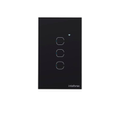 Imagem da oferta Interruptor Touch Inteligente Compatível Com Alexa Com 3 Teclas EWS 1003 Preto Intelbras