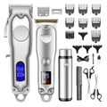 Imagem da oferta Kit Maquina Corte Profissional Cabelo Barba Sem Fio 23pçs