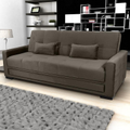 Imagem da oferta Sofá-Cama 3 Lugares Matrix Grazi Revestido em Tecido Veludo - 206cm de largura - Cappuccino