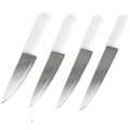 Imagem da oferta Kit 4 Faca Profissional Aço Inox Chef Cozinha Churrasco