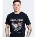 Imagem da oferta Camiseta Regular em Algodão com Estampa Cats of Destiny Tam PP
