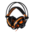 Imagem da oferta Headset Gamer Argos - Virtual Surround 7.1 E Multiplataforma - Oexgame Preto Com Laranja