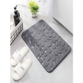 Imagem da oferta Tapete de Porta Para Banheiro Macio Antiderrapante Estampa Pedra