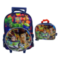 Imagem da oferta Mochila De Rodinha E Lancheira Toy Story 40932 - Infantil Cor Verde/azul Luxcel