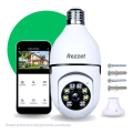 Imagem da oferta Câmera De Segurança Rezzet Lâmpada Ip Wifi Com Visão Noturna Interna Externa App Yoosee Espiã 360º