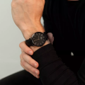 Imagem da oferta Relógio Masculino Couro Preto Saint Germain Murray Full Black 40mm Fundo Preto