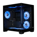 Imagem da oferta Gabinete Gamer Rise Mode Galaxy Glass M Mini M-ATX Lateral e Frontal em Vidro Temperado - RM-GA-GGMN-FB