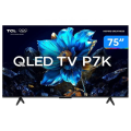 Imagem da oferta Smart TV 75" TCL 4K UHD QLED Google TV AiPQ Google Assistente 3 HDMI 1 USB - 75P7K
