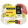 Imagem da oferta Fita Adesiva Transparente de Empacotamento com Aplicador Grátis 45mm x 40m Stick Tape