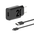 Imagem da oferta Motorola Carregador Turbo Power 20W Cabo 1 Metro Porta USB-A Cabo USB-C