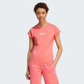 Imagem da oferta Camiseta Adidas SJ Logo Linear Feminina Rosa