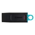 Imagem da oferta Kit Pen Drive 64GB Kingston DataTraveler Exodia USB 3.2 Preto e Azul - DTX/64GB