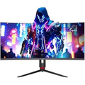 Imagem da oferta Monitor Gamer Hi Level Elite Curvo 34" ELED 180Hz 1ms HDR Freesync e G-sync Preto - HL34R180C