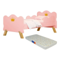Imagem da oferta Cama E Colchão Infantil Realeza Rosa Quarto Menina - Rosa - Realeza