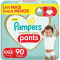 Imagem da oferta Fralda Pampers Pants Premium Care XXG - 90 fraldas