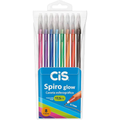 Imagem da oferta Caneta Esferográfica Spiro Glow Cis Multicor Estojo com 8 Unidades