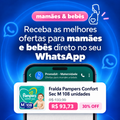 Imagem da oferta Quer receber as melhores ofertas para mamães e bebês? Entre no grupo do WhatsApp!