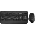 Imagem da oferta Kit Teclado e Mouse Sem Fio CS1200 Multimídia Conexão BT+USB 3200DPI Ajustável Com Cliques Multi - TC301
