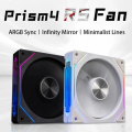 Imagem da oferta Kit 4 Fans Ventoinha ARGB Prism4 RS