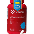 Vhita Suplemento com Vitamina D3 K2 e TCM 60 Cápsulas