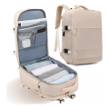 Imagem da oferta Mochila De Viagem Com Compartimento Separado Para Sapatos Cor Bege Desenho Do Tecido Other