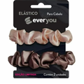 Imagem da oferta Scrunchie Para Cabelo Ever You Tecido Rosa 2 Unidades