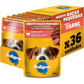 Imagem da oferta Pack Ração Úmida Pedigree Sachê Carne ao Molho para Cães Adultos de Raças Pequenas 100 g - 36 unidades