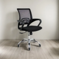 Imagem da oferta Cadeira de escritório Travel Max Diretor MB-4005 preta com estofado de tecido