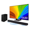 Imagem da oferta Smart Tv 75'' Qled 4k 75q70d + Soundbar Hw-q800d