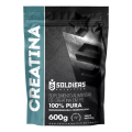 Imagem da oferta Creatina Monohidratada 600g 100% Pura Soldiers Nutrition Sem Sabor