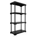 Imagem da oferta Estante Plástica 35X70 Modular Poly Eco 4 Prateleiras Preta Grifit