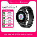 Imagem da oferta Smartwatch HAYLOU Solar 5 com Tela AMOLED de 1,58" Ligações Por Bluetooth Bateria de 40 Dias