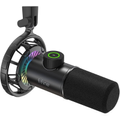 Imagem da oferta Microfone USB FIFINE para jogos mic dinâmico RGB para PC