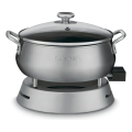 Imagem da oferta Panela Elétrica De Fondue Cuisinart 1000w 127v Aço Escovado Cor Inox Frequência 60Hz 127V