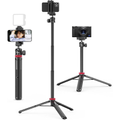 Imagem da oferta ULANZI Mt-44 Tripé Extensível Para Telefone Bastão De Selfie De 44" Para Celular Vlog Com Clipe De Telefone 2Em1 De C