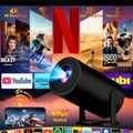 Imagem da oferta Mini Projetor Smart 4k Hd Wifi Bluetooth