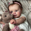 Imagem da oferta Brastoy Bebê Reborn Boneca Pintada Menina Silicone Realista Original 48cm