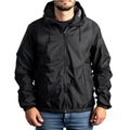 Imagem da oferta Casaco jaqueta corta Vento Masculino impermeável liso inverno capuz ziper até g4 - Virtude Shop